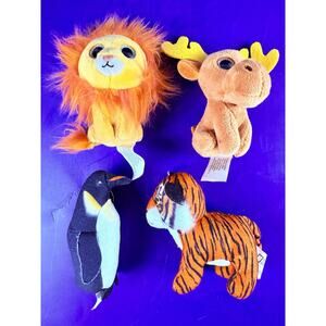 McDonald's National Geographic Kids 4" Happy Meal Plush Toys 2018 Lot of 4